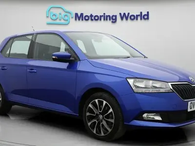 Used Skoda Fabia SE Drive 95 HP (69 kW) 2021 Blue Hatchback