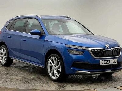 Used Skoda Kamiq SE L Executive 147 HP (108 kW) 2023 Race blue metallic SUV
