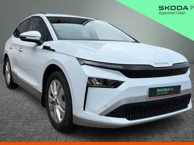 Used Skoda Enyaq iV SE L 150 kW (204 HP) 2025 Moon white metallic SUV