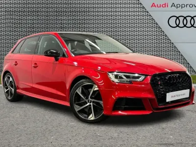 Used Audi S3 Sportback Black Edition 296 HP (217 kW) 2020 Red Hatchback