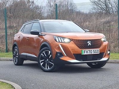 Used Peugeot e-2008 GT-line 100 kW (136 HP) 2020 Orange SUV