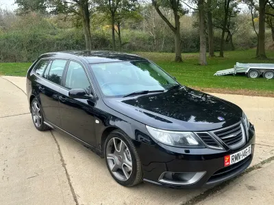 Used Saab 9-3 280 HP (205 kW) 2008 Black Estate
