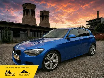 Used BMW 116 M Sport 109 HP (80 kW) 2015 Blue Hatchback