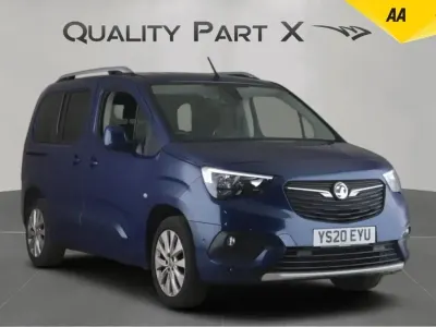 Used Vauxhall Combo Elite 130 HP (95 kW) 2020 Blue MPV