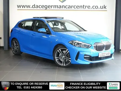 Used BMW 118 M Sport 150 HP (110 kW) 2022 Blue Hatchback