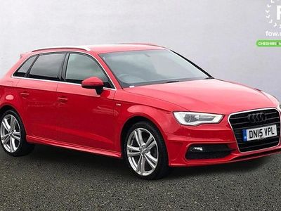 Used Audi A3 Sportback S-Line 110 HP (80 kW) 2015 Red Hatchback