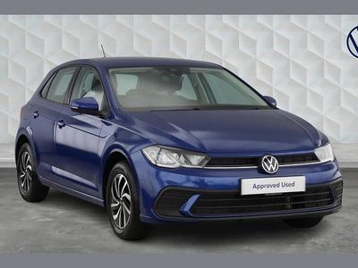 Used VW Polo Life 95 HP (69 kW) 2024 Blue Hatchback