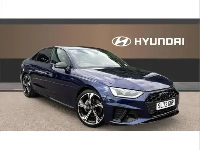 Used Audi A4 Black Edition 204 HP (150 kW) 2022 Blue Sedan