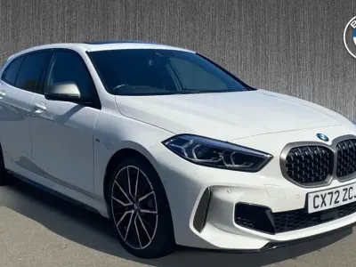 Used BMW M135 Shadowline 302 HP (222 kW) 2022 White Hatchback
