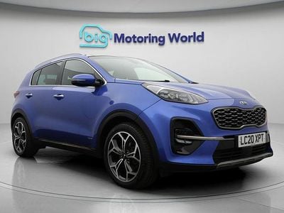 Used Kia Sportage GT-Line S 136 HP (100 kW) 2020 Blue SUV