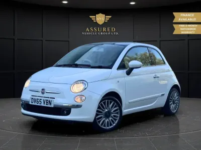 Used Fiat 500 Lounge 69 HP (50 kW) 2014 White Hatchback