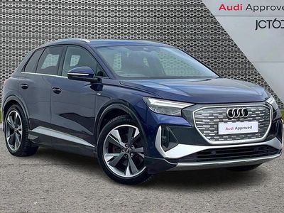 Used Audi Q4 e-tron S-Line 150 kW (204 HP) 2022 Blue SUV