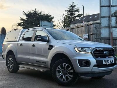 Silver Used 2020 Ford Ranger Wildtrack Pickup | £14,795 (Good price)