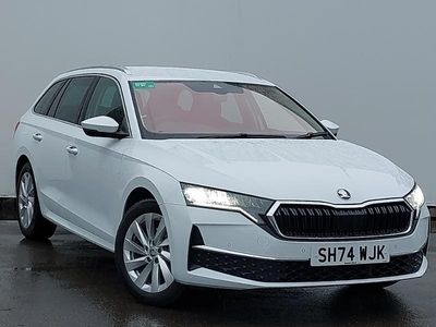 Used Skoda Octavia SE L 150 HP (110 kW) 2024 White Estate