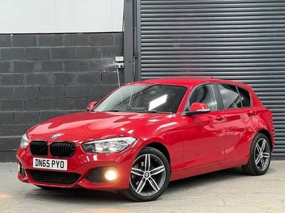 Used BMW 118 Sport Line 2015 Red Hatchback