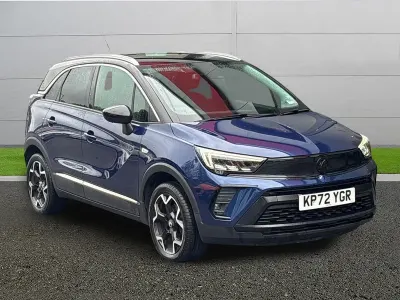 Used Vauxhall Crossland Ultimate 130 HP (95 kW) 2022 Blue SUV