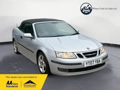 Begagnad Saab 9-3 Cabriolet Vector 2007 Silver Cab