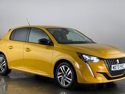 Used Peugeot 208 Allure+ 102 HP (75 kW) 2023 Yellow Hatchback