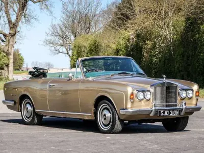 Used Rolls Royce Corniche 1974 Gold/green Cabriolet
