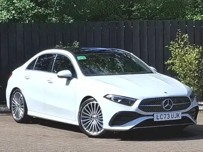 Used Mercedes A200 AMG Line Premium Plus 163 HP (119 kW) 2023 White Sedan
