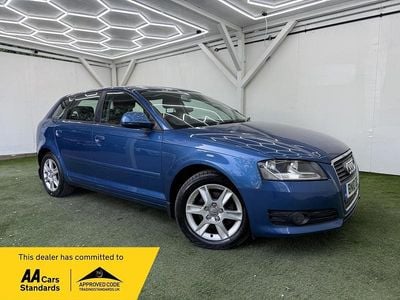 Used Audi A3 Basis 2010 Blue Hatchback