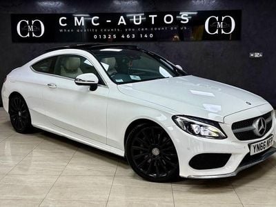 Used Mercedes C250 AMG line 204 HP (150 kW) 2016 White Coupe