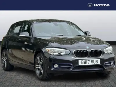 Used BMW 118 Sport Line 134 HP (98 kW) 2017 Black Hatchback