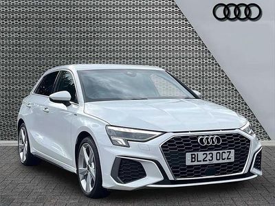 Used Audi A3 S-Line 150 HP (110 kW) 2023 White Sedan