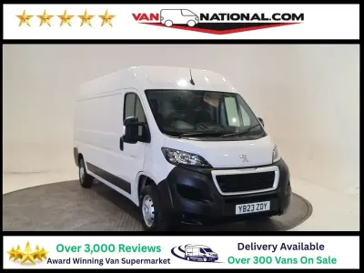 Used Peugeot Boxer Premium 140 HP (102 kW) 2023 White Van