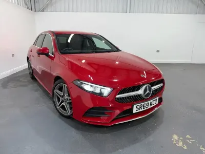 Used Mercedes A180 AMG line 116 HP (85 kW) 2019 Red Hatchback