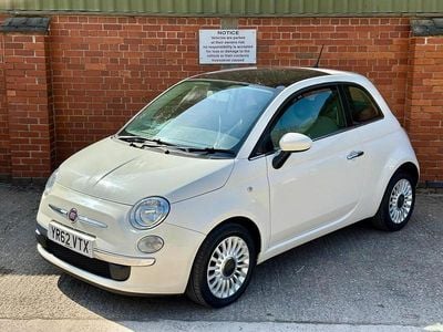 Used Fiat 500 Lounge 69 HP (50 kW) 2012 White Hatchback