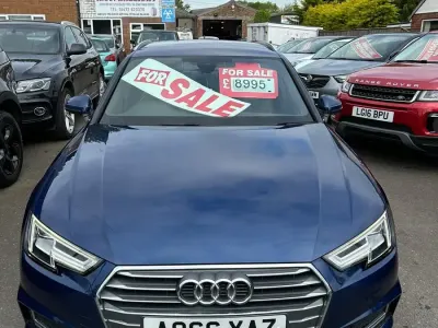 Used Audi A4 S-Line 190 HP (139 kW) 2016 Blue Estate