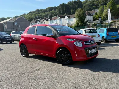 Used Citroën C1 Flair 82 HP (60 kW) 2017 Red Hatchback