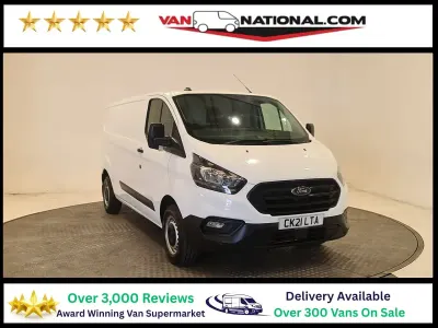 Used Ford Transit Custom 105 HP (77 kW) 2021 White Van