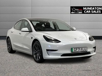 Used Tesla Model 3 Standard Range 366 kW (498 HP) 2021 White Sedan