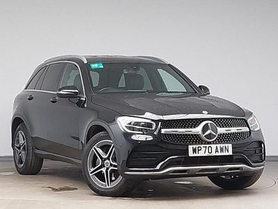 Begagnad Mercedes GLC300 AMG line 258 HK (189 kW) 2021 Svart SUV