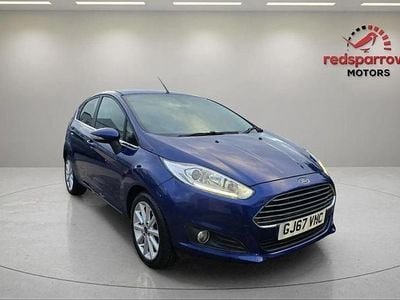 Used Ford Fiesta Titanium 2017 Blue Hatchback