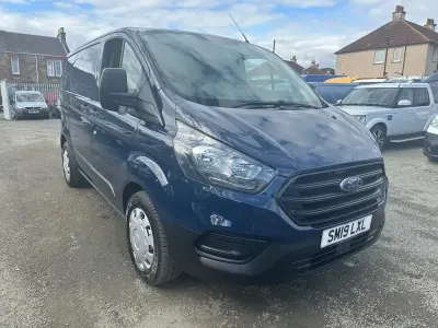 Used Ford Transit Custom 130 HP (95 kW) 2019 Blue Van