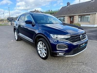 Used VW T-Roc SEL 150 HP (110 kW) 2019 Blue SUV