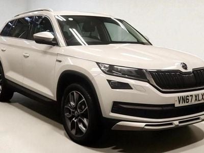 White Used 2017 Skoda Kodiaq Scout 4x4 SUV | £17,458 (Fair price)