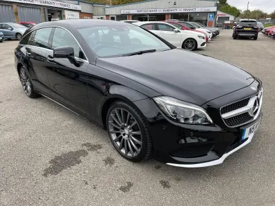 Used Mercedes CLS220 Shooting Brake AMG line 177 HP (130 kW) 2016 Black Estate