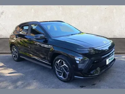 Gebraucht Hyundai Kona N Line 195 PS (143 kW) 2023 Schwarz SUV