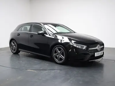Used Mercedes A190 AMG line 2019 Black Hatchback