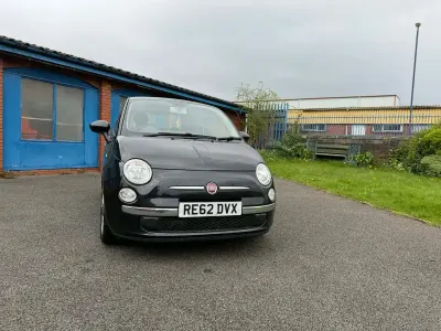 Used Fiat 500 Lounge 85 HP (62 kW) 2012 Black Hatchback
