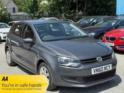 Used VW Polo SE 85 HP (62 kW) 2010 Grey Hatchback