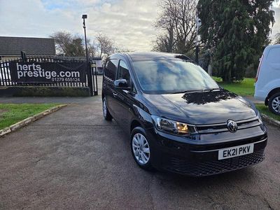 Used VW Caddy Pro 102 HP (75 kW) 2021 Black MPV
