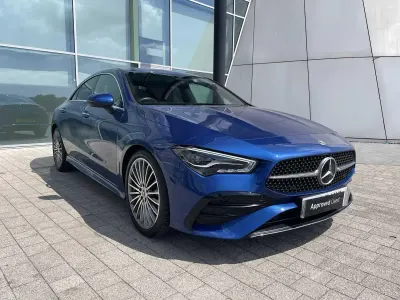 Used Mercedes CLA220 AMG Line Premium 190 HP (139 kW) 2025 Blue Coupe