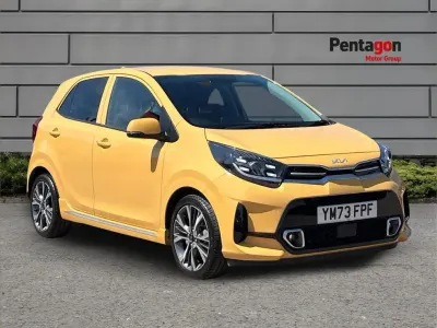 Used Kia Picanto GT-Line 65 HP (47 kW) 2024 Yellow Hatchback