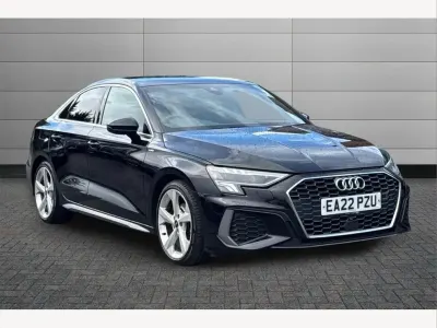 Used Audi A3 S-Line 147 HP (108 kW) 2022 Black Sedan