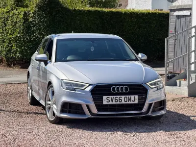 Used Audi A3 S-Line 110 HP (80 kW) 2016 Silver Hatchback